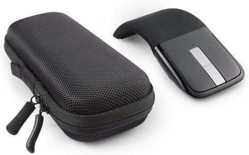 BOVKE Hard EVA Protective Carrying Case for Microsoft Arc Touch Wireless Mouse, Black Travel Storage Pouch Bag
