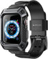 SUPCASE Rugged Case for Apple Watch 9/8/7/6/SE/5/4 45/44mm with Band, Anti-Scratch Bumper Protector, Adjustable Strap,