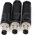 M8 4Pin Male Connector Industrial Sensor Waterproof IP67 A Coding Circular Aviation Connector, 3Pack