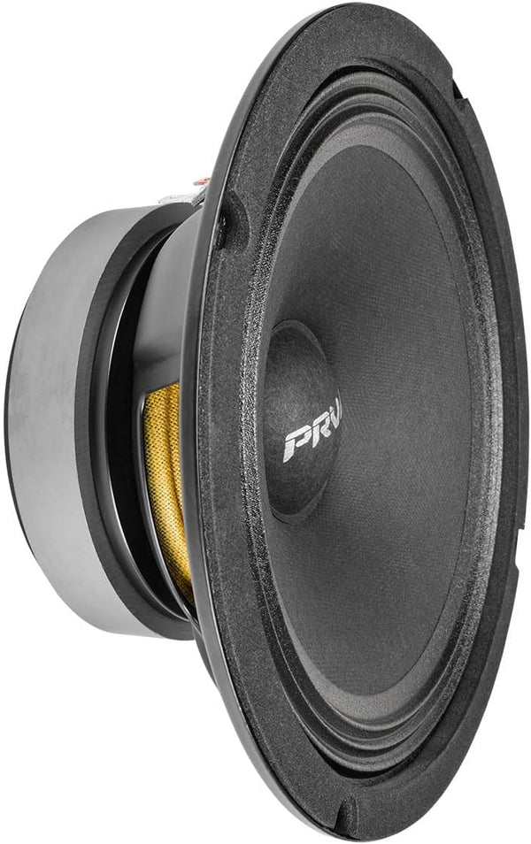 PRV AUDIO 8MR450A 8 Inch Midrange Speaker, 8 Ohms, 450 Watts, 96 dB, Mid Range Loudspeaker for High Output Pro Sound