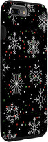 Black Christmas Phone Case for iPhone 7 Plus/8 Plus - Winter Lover Snowflake Design