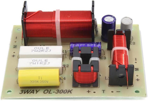 uxcell 2Pcs 180W 3 Way Audio Speaker Frequency Divider Amplifier Crossover Filters Board