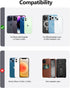 HiWe MagSafe Wallet Stand with Airtag Holder, Strong Magnetic Card Holder for iPhone 16/15/14/13/12, Vegan Leather,