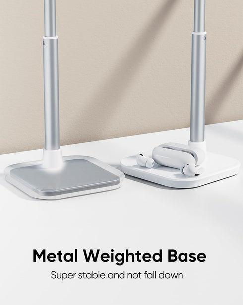 Cell Phone Stand - Height Adjustable Phone Holder for Desk, Compatible with iPhone, Galaxy, and All Mobile Phones