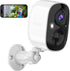Tziarp 2K UHD Smart Wireless Security Camera Indoor/Outdoor,Battery Powered WiFi Camera with Color
