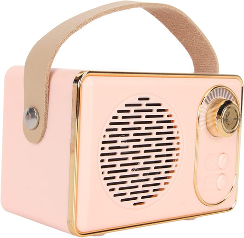 Zopsc Retro Bluetooth Speaker, Vintage Speaker with Old Fashioned Style, Bluetooth 5.0, AUX Input, USB Drive