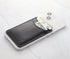 2Pack Leather Phone Wallet, Adhesive Stick On Credit Card Holder for Back of iPhone and Android Phone Case-Black