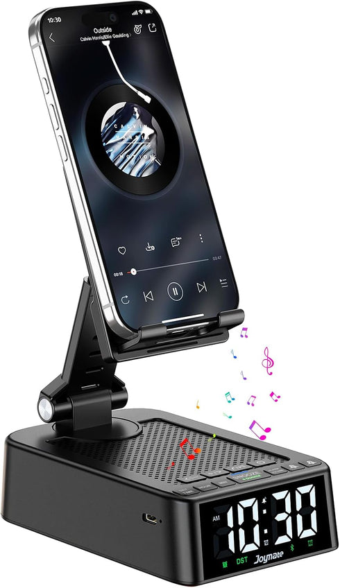 Joymate Gifts for Men and Women, Phone Stand with Bluetooth Speaker and 360