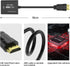 MT-VIKI HDMI to VGA Adapter, Gold-Plated Male to Female Converter, Compatible with Computer, Desktop, Laptop, Monitor,