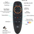 BL Air Mouse Remote Control, Voice Remote 2.4G RF Wireless with 6-Axis Gyroscope, USB Air Mouse for Smart TV