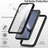 JETech Case for iPhone XR - 6.1-Inch with Built-in Anti-Scratch Screen Protector, Rugged Clear-Back Cover (Black)