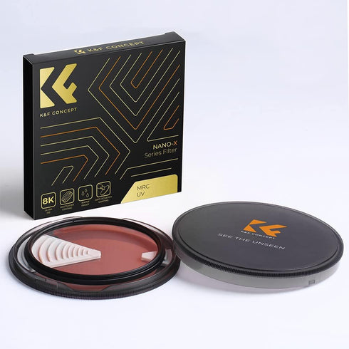 K&F Concept 62mm MC UV Protection Filter, Ultra-Slim, Nano-X Series for Camera Lens