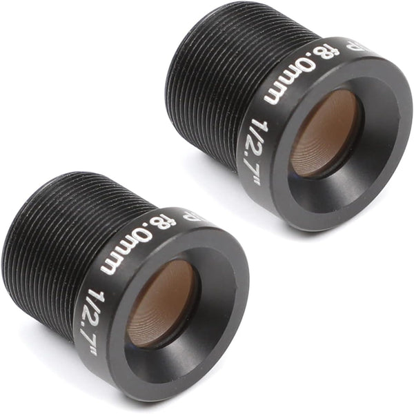 Othmro 2Pcs 8mm CCTV Camera Lens, 1080P F2.0 Pixels Security WiFi Camera Lens