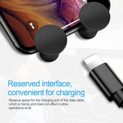 Adjustable Durable Gravity Phone Holder Mount for Car Air Vent, Compatible with 4-7" Mobile Phones, Most Cars (Silver)