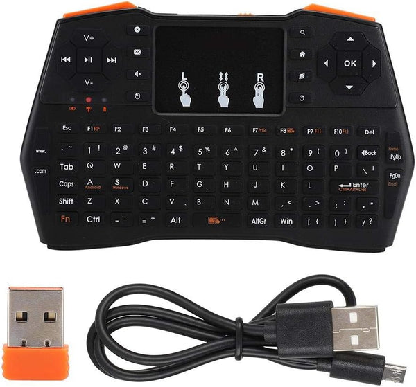 ASHATA Mini Wireless Keyboard | 2.4GHz Multi-Function Keyboard for Viboton I8 Plus, Android TV Box, XBOX360