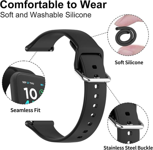 Bands for iTouch Air 4 & iTouch Air 3, 44MM Soft Silicone Waterproof Adjustable Sport Watch Strap Replacement