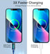 AICase 4FT USB C to Lightning Cable with LED Display, compatible with iPhone 13, 12, 11, AirPods Pro, supports Power