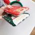 Christmas iPhone 15 Pro Max Case (Red) - Merry Christmas 3D Cute Snowman Santa/Elk Antlers Soft Silicone TPU