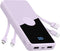 Portable Charger with Built-in Cables, High-Speed 10000mAh Power Bank, 5 Outputs, 3 Inputs for iPhone, Samsung