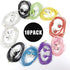 Earbud Headphones Bulk - Wired Earphones Mixed Colors 10 Packs Compatible with iPhone, Smartphone, Computer, Laptop