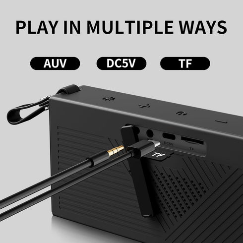 HDTABLET IPX5 Bluetooth5.3, Bluetooth Speaker, Portable Wireless Bluetooth Speakers with HD Sound, Waterproof Speaker