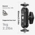 ULANZI Magic Arm with Double Ballhead 1/4" Screw, Compatible with Universal Monitor Mount for Camera Accessories