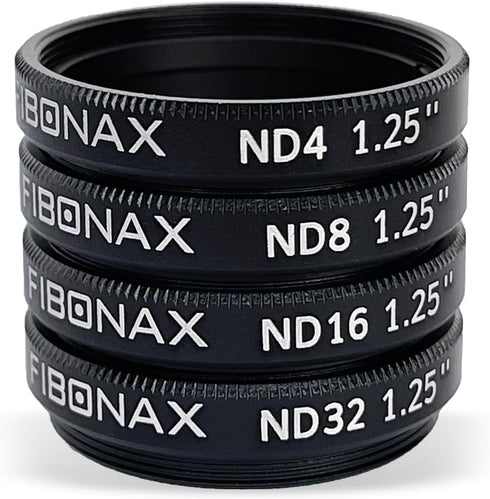 Telescope Neutral Density Filter Kits, ND4 ND8 ND16 ND32 for Astrophotography, Reduces Moon Glare