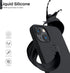 ORNARTO iPhone 13 Case 6.1" - Slim Liquid Silicone, 3 Layers, Full Coverage Soft Gel Rubber - Midnight Color