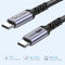 1FT USB 4 Cable 2 Packs, 240W USB C to USB C Cable, 40Gbps High Speed Data Transfer and Single 8K or Dual 4K Display