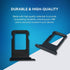 SIM Card Tray Replacement for iPhone 11 (Black) - Compatible with A2221, A2111, A2223 - Includes Eject Pin Tool