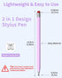 DAXINGXING Touchscreen(2Pcs),2-in-1 Stylus Pen for Heavier Octagonal Retro Stylus,Suitable Stylus Pen