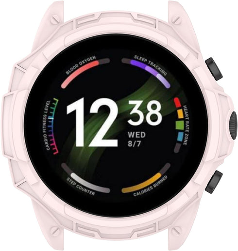FitTurn Full Edge Protection Case for Fossil Men's Gen 6 44mm & Women's Gen 6 42mm Smartwatch - Shockproof Bumper Shell