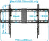 VideoSecu Tilt TV Wall Mount Bracket for Most 23"-85" LCD LED UHD Plasma TVs with Magnetic Stud Finder