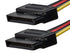 Monoprice Data Cable 0.50 Feet, SATA Serial ATA Splitter Power Cable (1x 5.25 to 2X 15-pin SATA Power Connector)