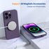 Miracase Shockproof Liquid Silicone Rubber Phone Case Cover for iPhone 14 Pro with Tempered Glass Screen Protector,