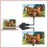 SaiDian 1Pcs HDMI 1 in 2 Converter, 1080P Male to Dual HDMI Female DVD Audio Splitter Adapter