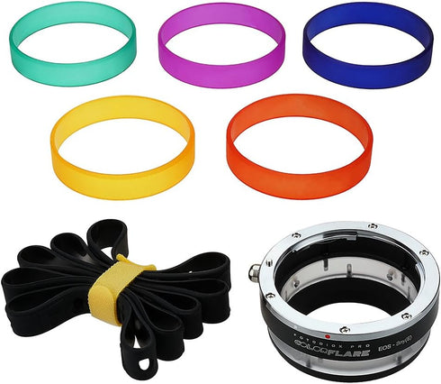 Fotodiox ArtFX ColorFlare Adapter for Canon EOS (EF/EF-S) D/SLR Lens to Sony Alpha