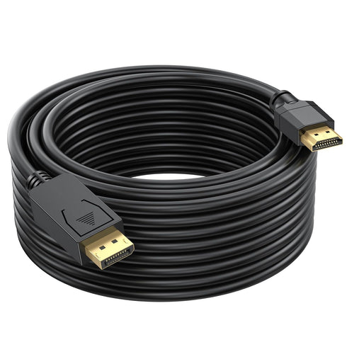 4K DisplayPort-DP to HDMI Cable 35FT, Display Port to HDMI Cable 35