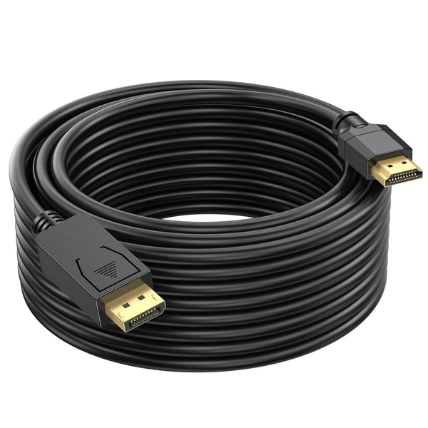 4K DisplayPort-DP to HDMI Cable 35FT, Display Port to HDMI Cable 35