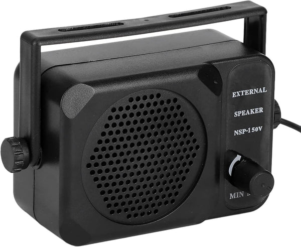 KIMISS Mini External Car Radio Speakers NSP-150V, 2-Way Radio CB HF VHF UHF Transceiver Speaker, Car Accessory