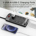Nuetsa Surge Protector Power Strip with 8 Outlets, 4 USB Ports, 6 Feet Power Cord, 2700 Joules, Black