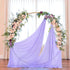 Lavender Wedding Arch Draping Fabric 29" X 20FT Chiffon Fabric Sheer Drapes for Wedding Ceremony Arbor Party Handrail Stairs Swag Fabric Decoration | Lavender Tulle Fabric 1 Panel