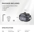 FALCAM F22 Basic Quick Release Plate Kit, Camera Mounting Adapter for 1/4" Thread to F22 QR System, 22mm Aluminum