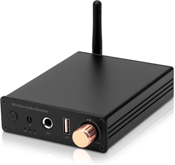 Ransanx M6R Bluetooth 6.0 Receiver Audio Receivers Support Microphone Singing U Disk Playback