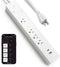 Geeni Smart Multi Outlet Plug, 4 Outlet Wall Plug Plus 2 USB Ports, Surge Protector with 6 Ft Cord, WiFi Control, Alexa