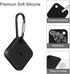 SaharaCase Silicone Case for Tile Mate - Rugged Protection with Carabiner Clip, Shockproof Bumper, Antislip Grip - Black