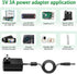 DC 5V Power Supply, 5 Volts 3Amps AC DC Power Adapter, USB C Charger for 5Vdc 3A 2A 1A iPhone Charger Cord/Massager Gun/Sony Bluetooth Speaker/Earbuds Headphones/IP Phone and More.
