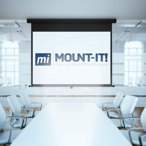 6 inch 1 66 Lb Mount-It! Projector Screen Wall Mount L-Brackets - Wall Hanging Bracket For Home Projector and Movie