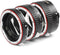 D&F AF Auto Focus Macro Extension Tube Set for Canon EOS EF/EF-S Lens Close-ups, Compatible with Canon 7D, 500D, 600D