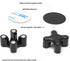 Magnetic Cable Holder Clip, Desktop Cord Keeper Organizer for Home Office Supplies, Wire Management (Black 10Pcs)